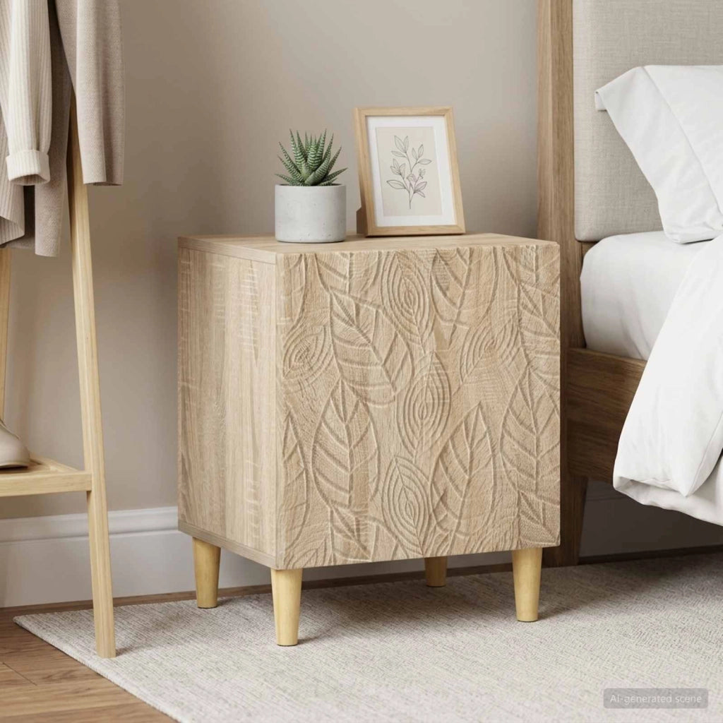 Comodino 2 pz Rovere Sonoma 43 x 34,5 x 50 cm 895030