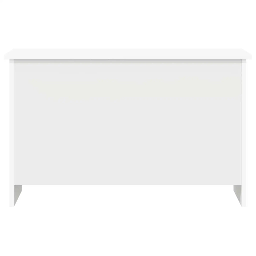 Cassa di stoccaggio Bianco 80 x 40 x 50 cm Legno ingegnerizzato 8011259