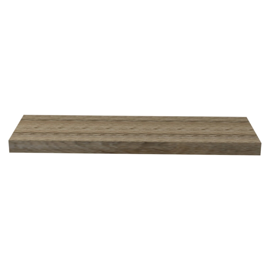 MAURY'S MENSOLA RETTANGOLARE 80 X 25 X H3,8 CM IN COLORE MARRONE