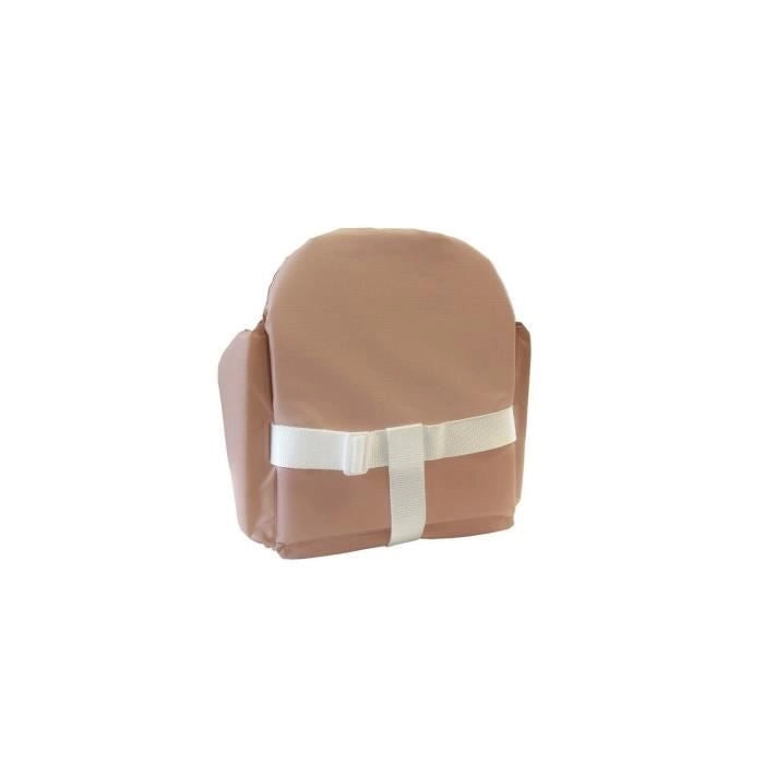 Cuscino per sedia - TINEO - Cinghie - 27 x 26 x 33 cm - Zucchero di canna