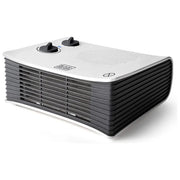 Black+Decker Termoventilatore Orizzontale da Tavolo, 1000-2000W, Termostato Regolabile