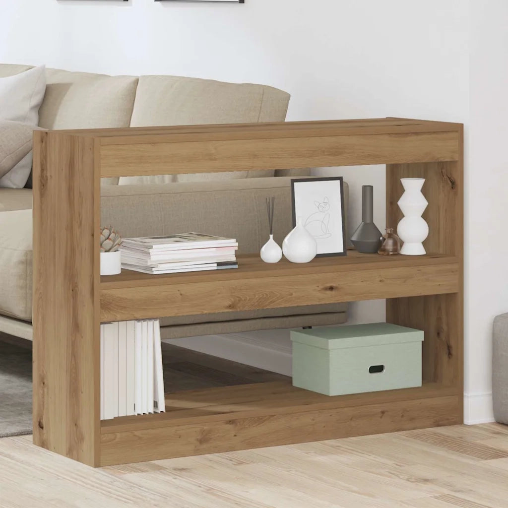 Libreria rovere artigianale 100 x 30 x 72 cm Legno multistrato 862722