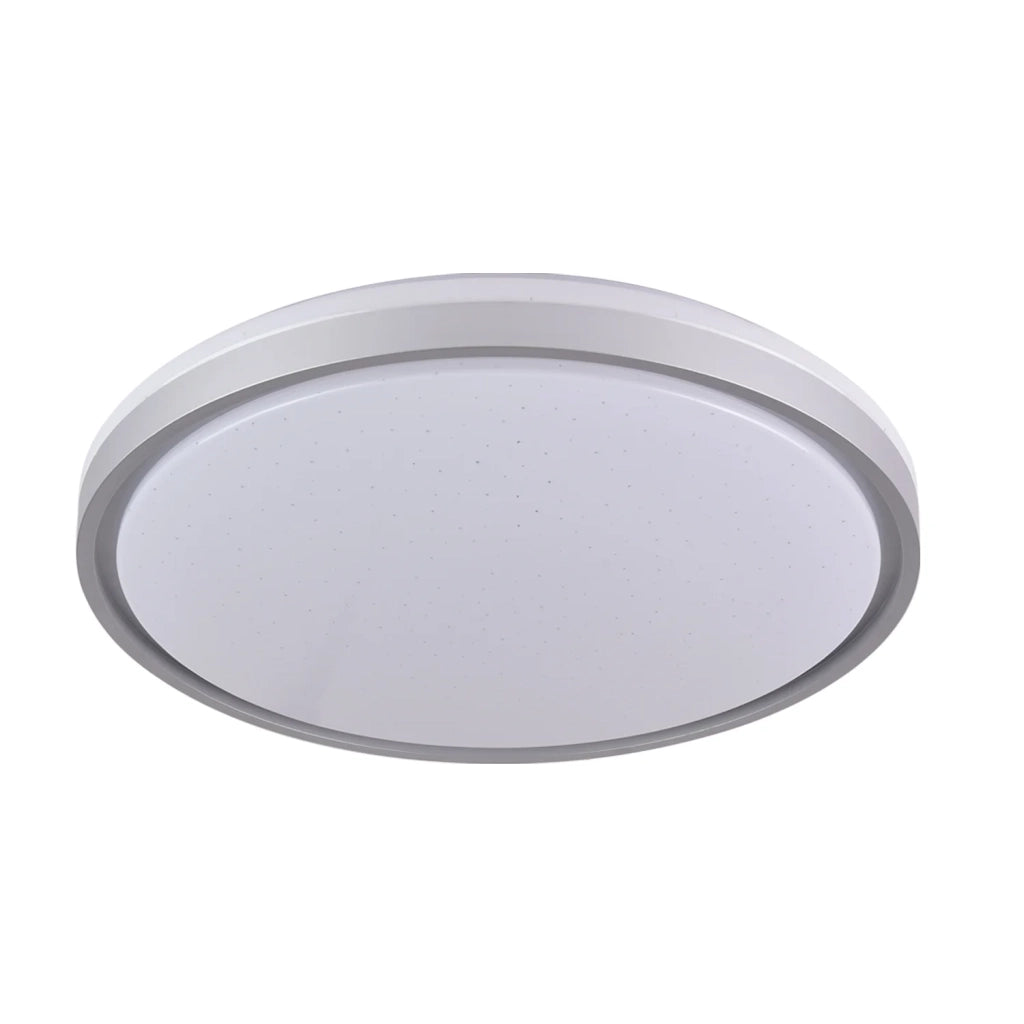 LÚZETE - PLAFÓN LED 58W PW LED REGULABLE BLANCO PLATA CIRCULAR TELLUS