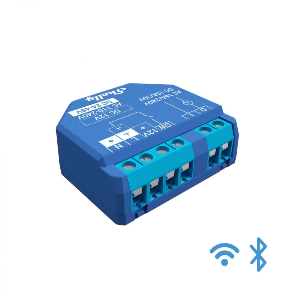 Shelly Plus 1 Interruttore a relè comandato da WiFi 1 canale 16A