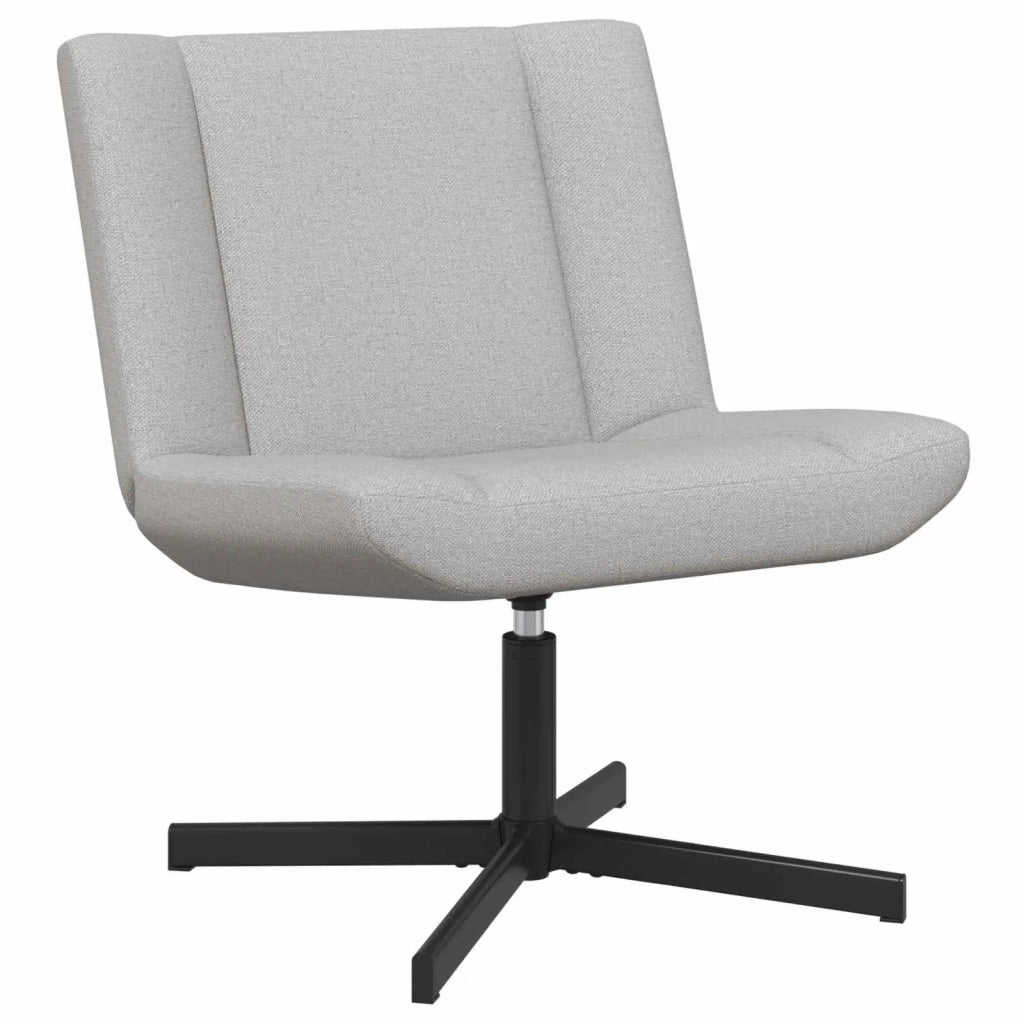 Sedia girevole Grigio Nuvola 63 x 75 x 76 cm Tessuto CFW8504103