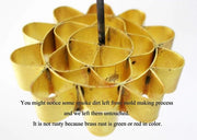 Mallino per biscotti a forma di loto diametro 8,9 cm per biscotti biscottiere in acciaio biscotti forma lotus biscotti forma speciale per dessert thailandese diametro 8,9 cm.