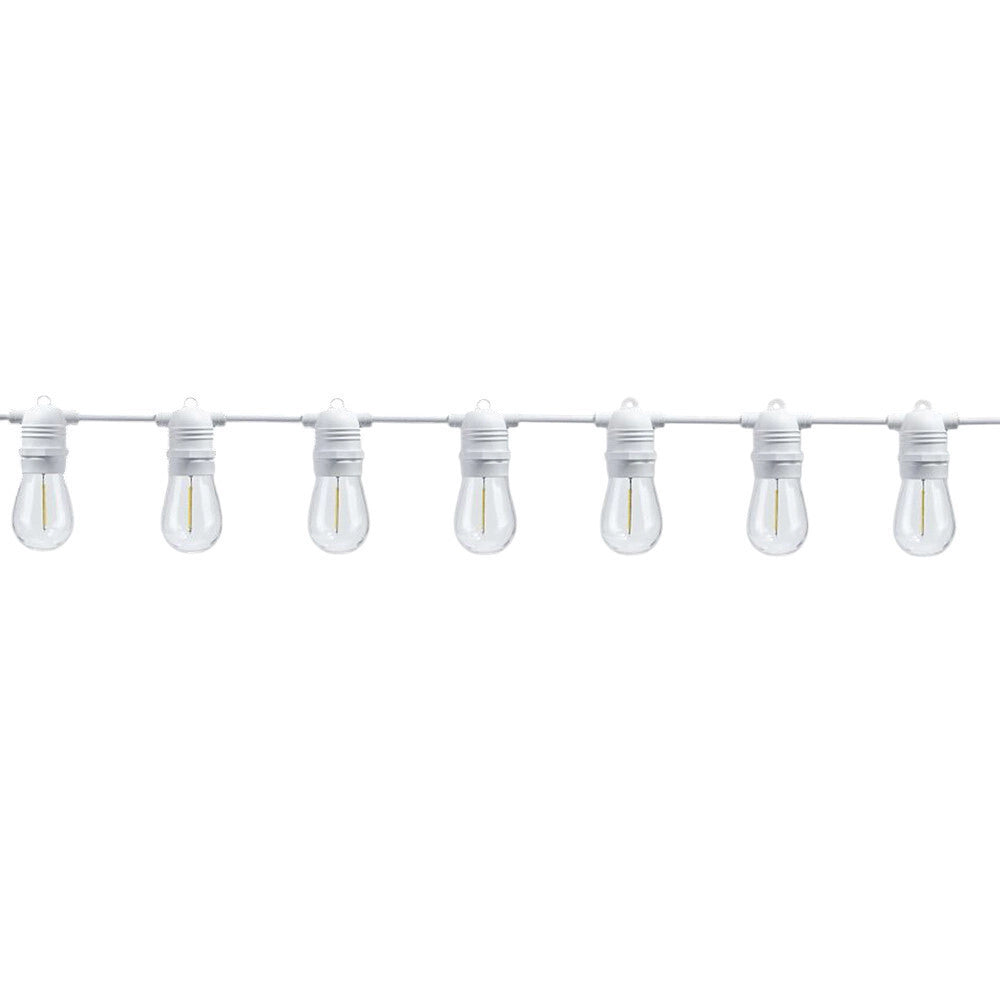 Trade Shop - Catena Luminosa Con 10 Portalampada E27 Luci Decorative Prolungabile Ip54 P01-s01-10 -