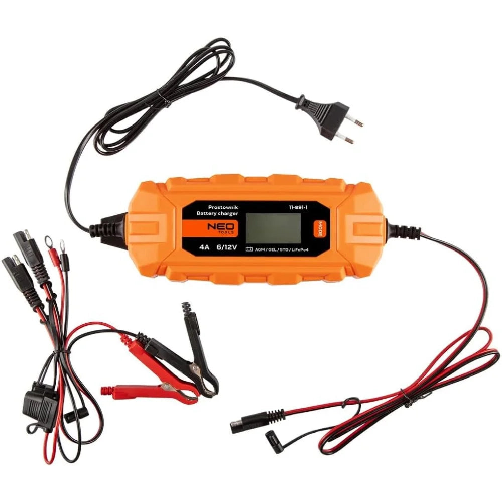 Topex 11-891-1 caricabatterie au t.per batterie 4a 70w 3-120ah ac