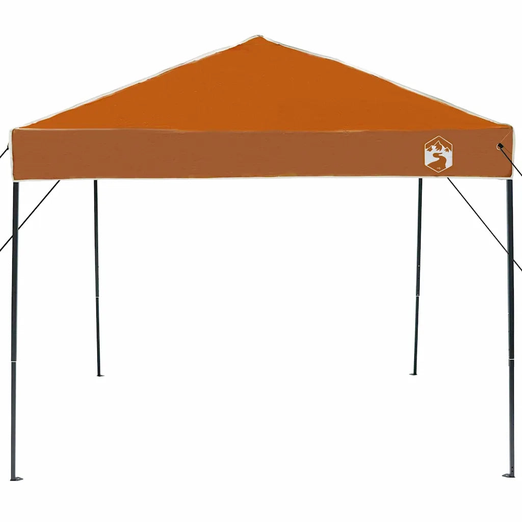 Tenda Gazebo Arancione 243 x 243 x 251 cm Tessuto 42007379