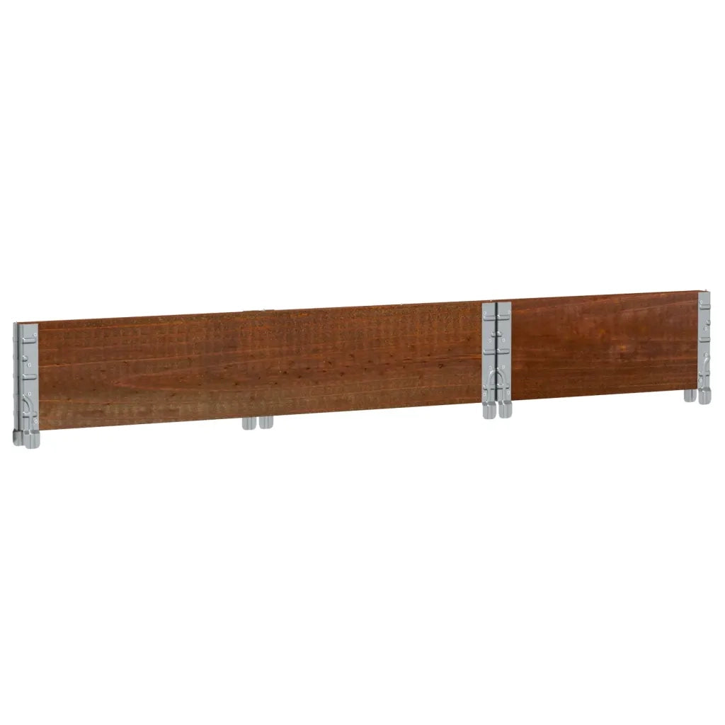 Paretale per Pallet Marrone 100x50cm in Legno Massello di Pino CFW5915756
