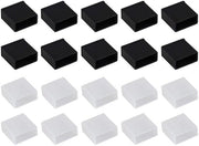 Stopper per USB A maschile - 20 pezzi - Protezione contro la polvere cap cover - Nero + Translucido