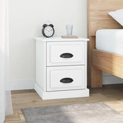 Comodino-Tavolino da notte Bianco 39x39x47,5 cm in Legno Multistrato