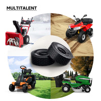 Pneumatico per trattorino rasaerba 18x8.50-8 4PR con camera d’aria e valvola angolare Ruota completa