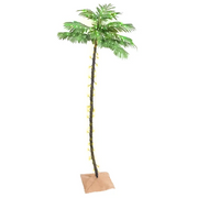 Palma con LED Bianco Caldo 136 LED 220 cm cod mxl 18367