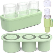 Igloo in forma di cubetti 3 contenitori grandi con coperchio BPA-free scatola per cubetti di ghiaccio adattabile a bicchieri da 100 ml sicuro e salutare