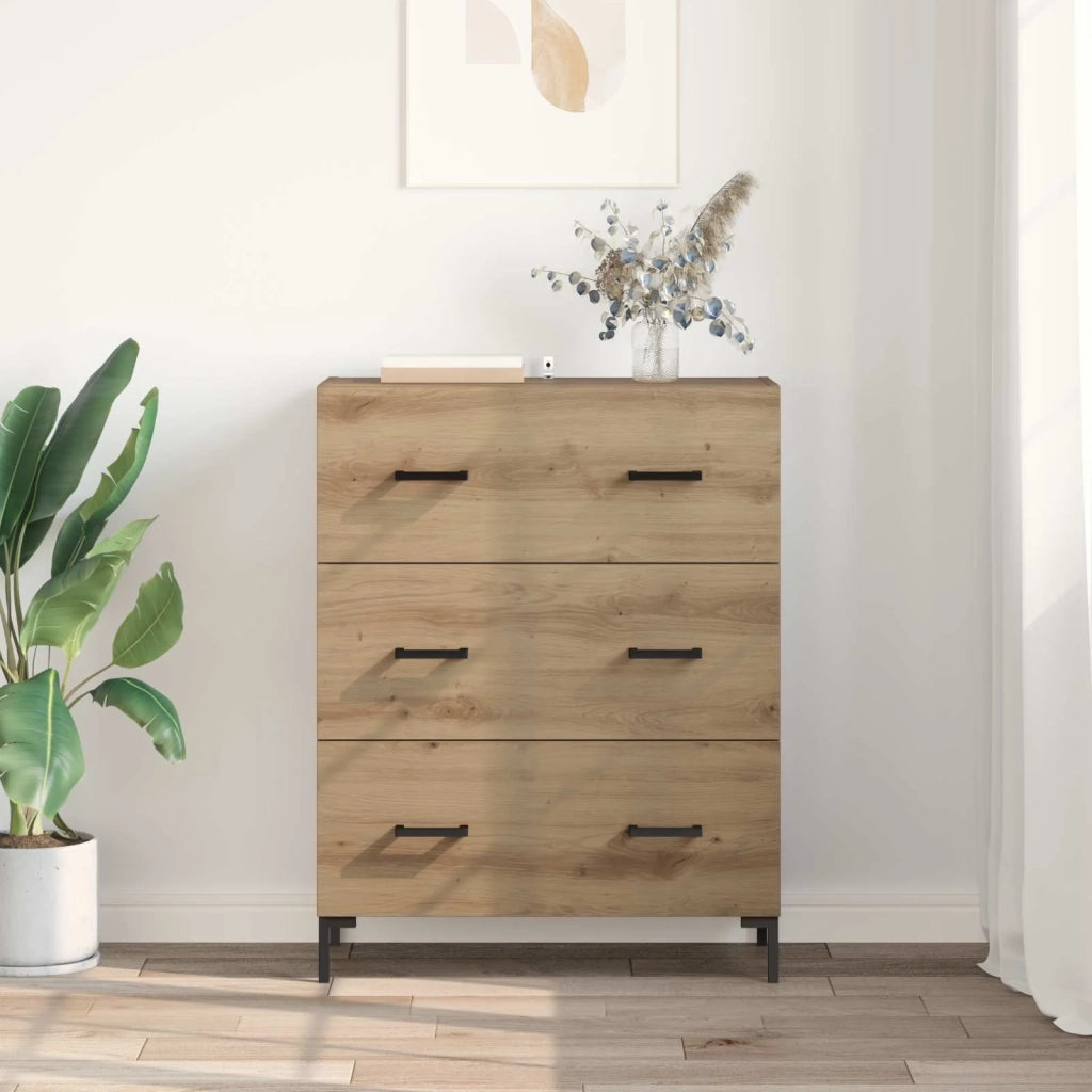 Credenza con cassetto Rovere artigianale 69,5 x 34 x 90 cm 881505