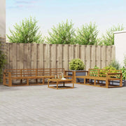 Set di divani da esterno 8 pcs Naturale
