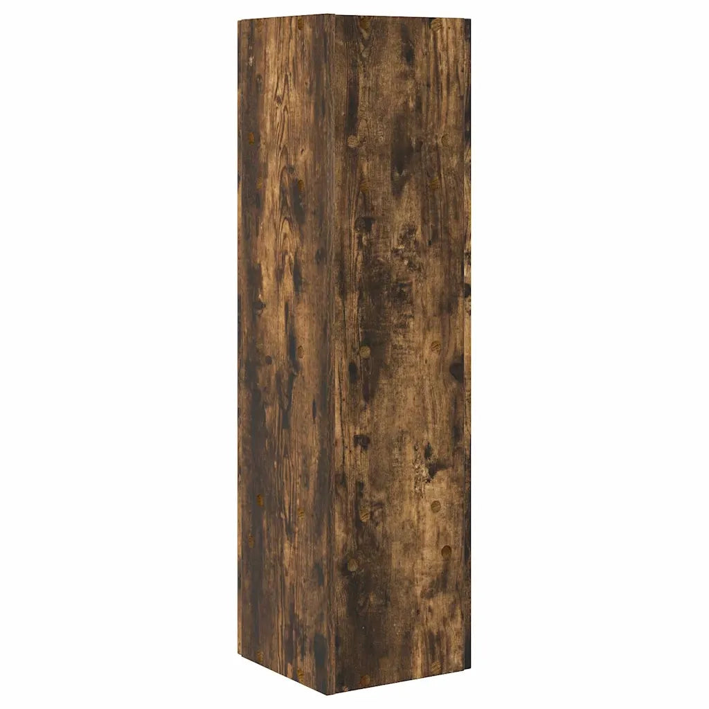 Mobile angolare Rovere fumé 27,5x27x102cm Legno multistrato 889850