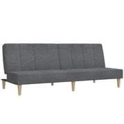Divano letto | Sof¨¤ letto | Letto singolo a 2 Posti Grigio Chiaro in Tessuto