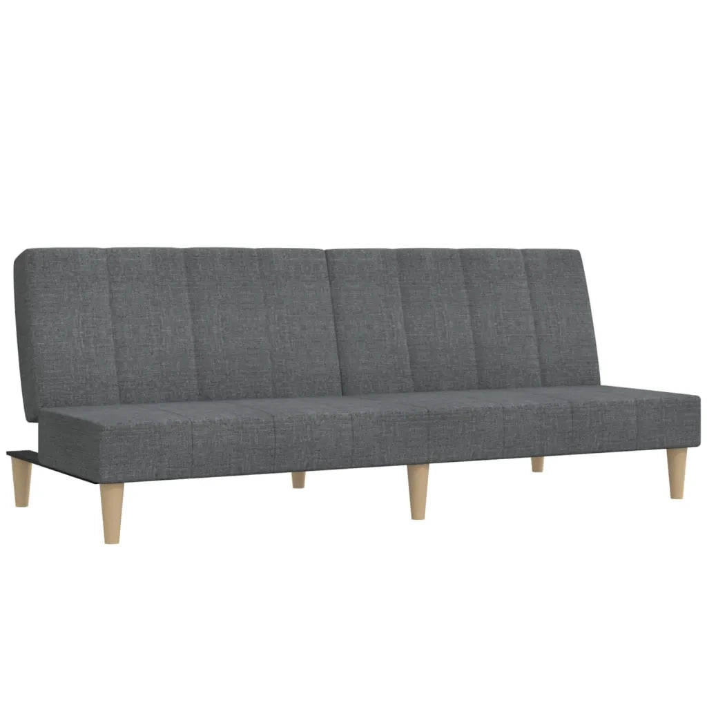 Divano letto | Sof¨¤ letto | Letto singolo a 2 Posti Grigio Chiaro in Tessuto