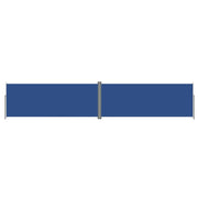 Tenda da sole laterale retrattile/schermo privacy per patio giardino terrazza balcone schermo blu 200 x 1000 cm 02_0007146