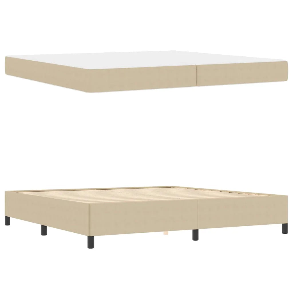 vidaXL Struttura del letto Verde grigio chiaro 200 x 200 cm
