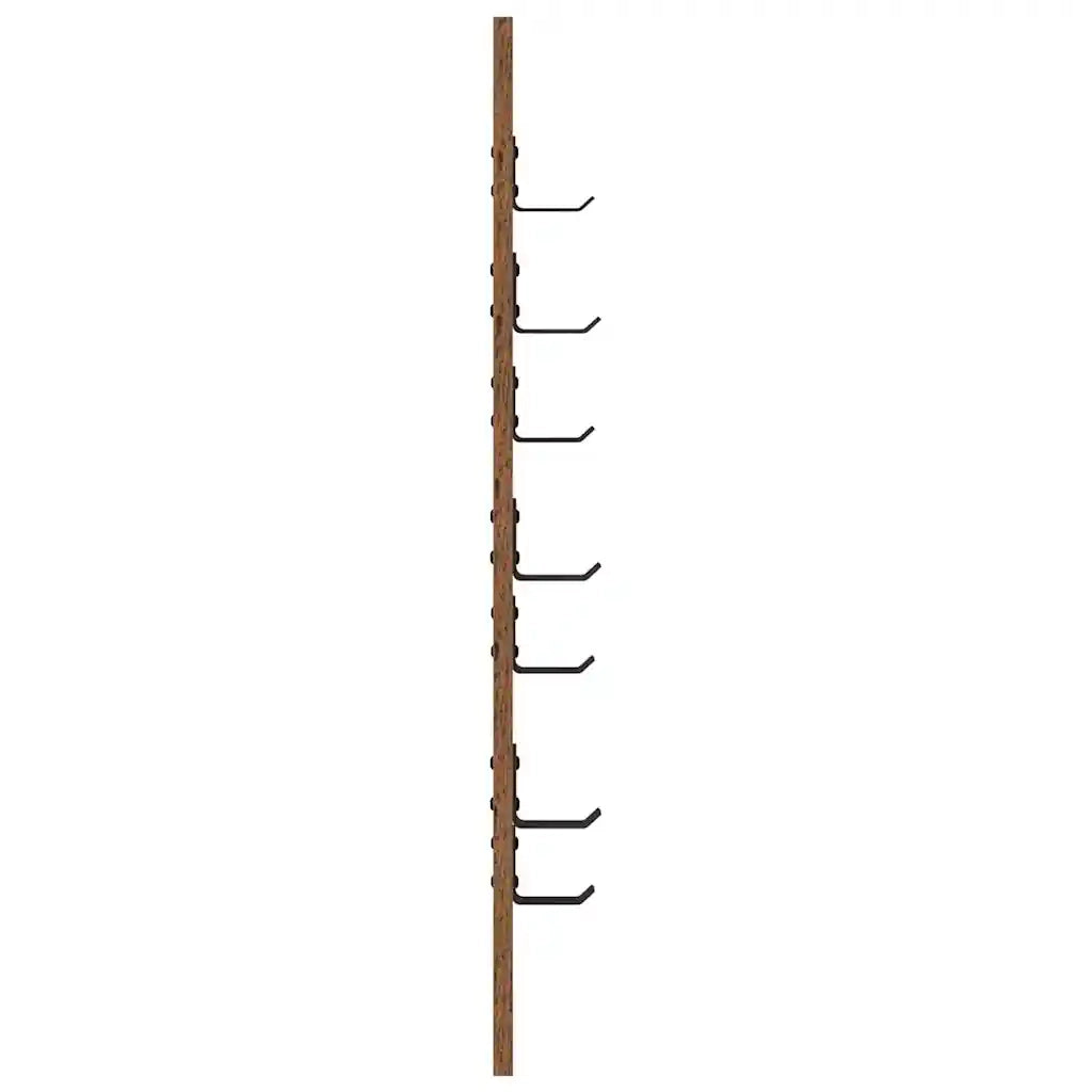 Appendiabiti a muro Legno vecchio 30 x 1,5 x 80 cm CFW8439549