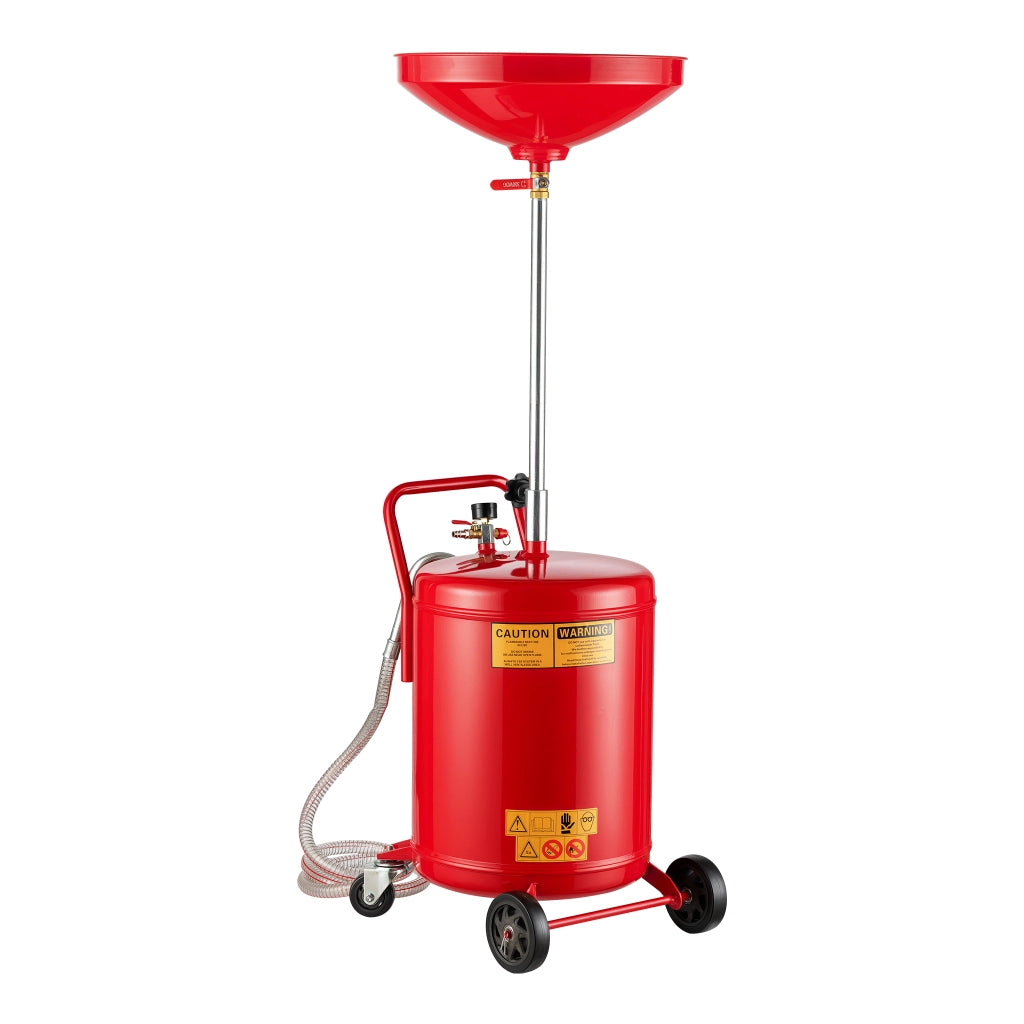 Recuperatore olio esausto 68 litri altezza regolabile 98-157cm Raccoglitore olio esausto