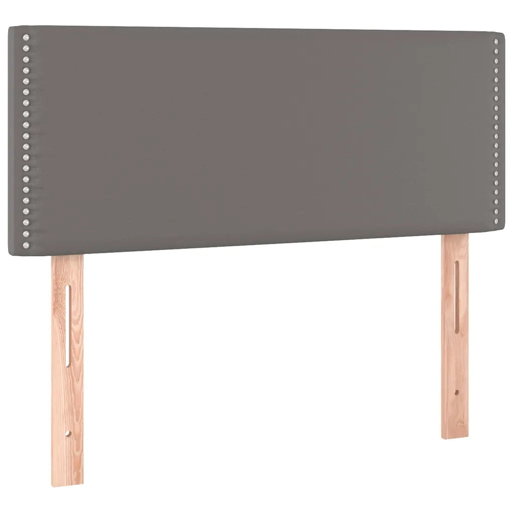 Giroletto a Molle con Materasso Grgio 80x200 cm in Similpelle 3130689