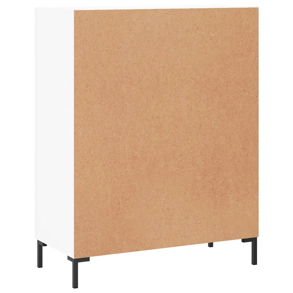 Credenza | Madia | Buffet da pranzo | Armadio da pranzo Bianca 69,5x34x90 cm in Legno Multistrato