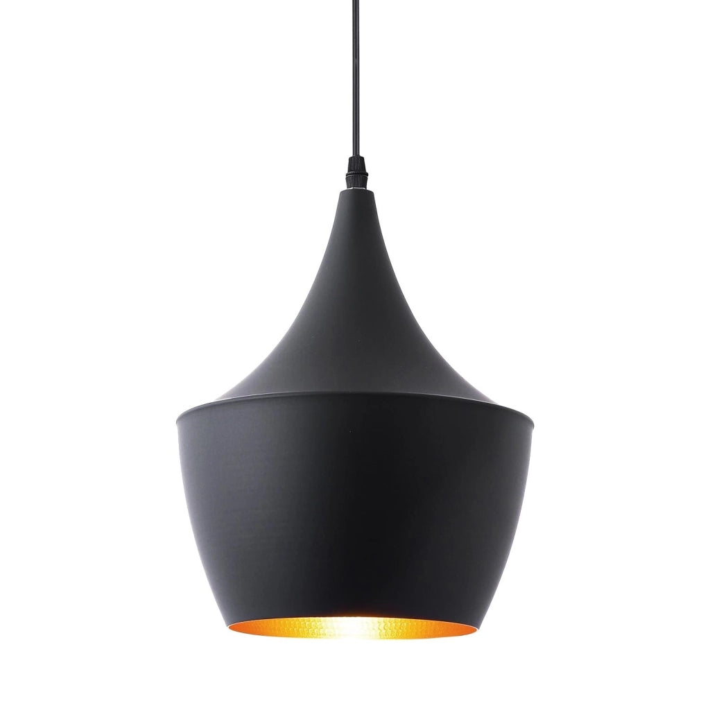 LÚZETE - LAMPADA DA SOFFITTO IN ACCIAIO NERO Ø 24 CM IRUNE