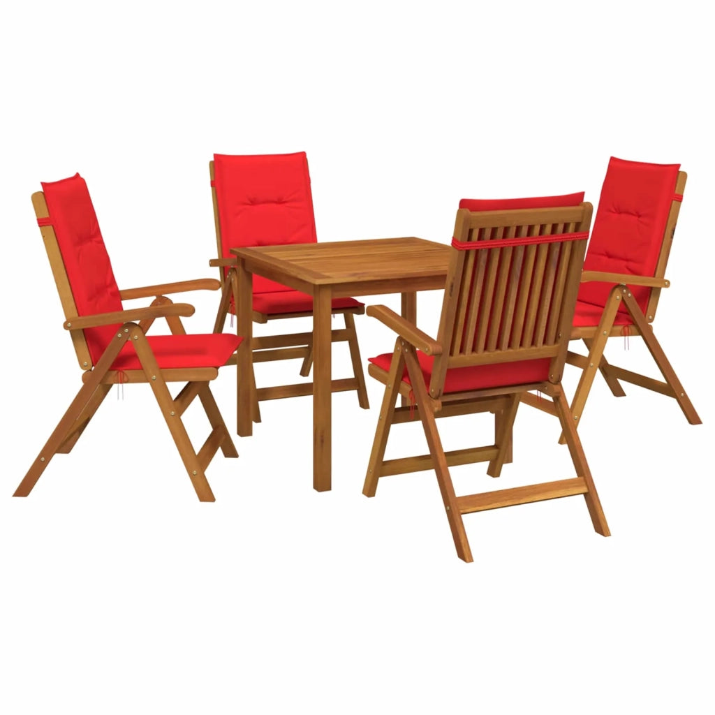 Set da pranzo da giardino 5 pezzi Naturale 3434600