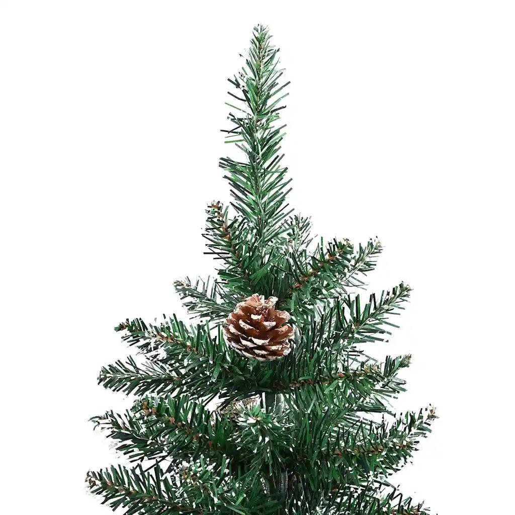 Albero di Natale | Decorazioni natalizie snodato con 150 LED con supporto Verde 150 cm