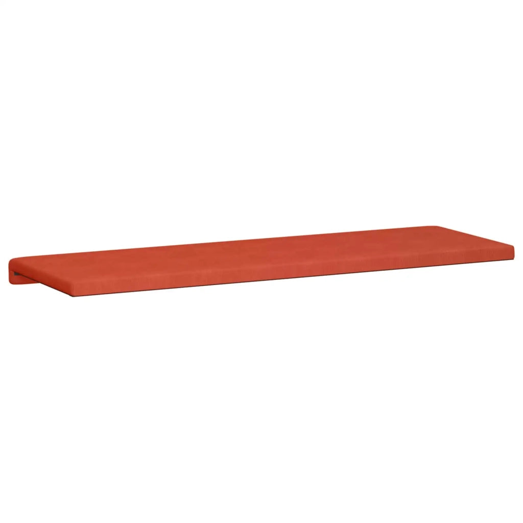 Cuscino per panchina corduroy Rosso Arancio Profondità 35 cm 42043372
