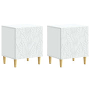 Comodino 2 pcs Bianco 43 x 34,5 x 50 cm Legno ingegnerizzato 895026