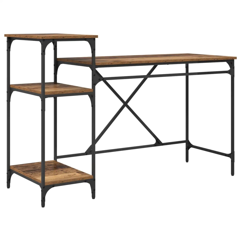 Scrivania Legno vecchio 135 x 50 x 90 cm Legno multistrato