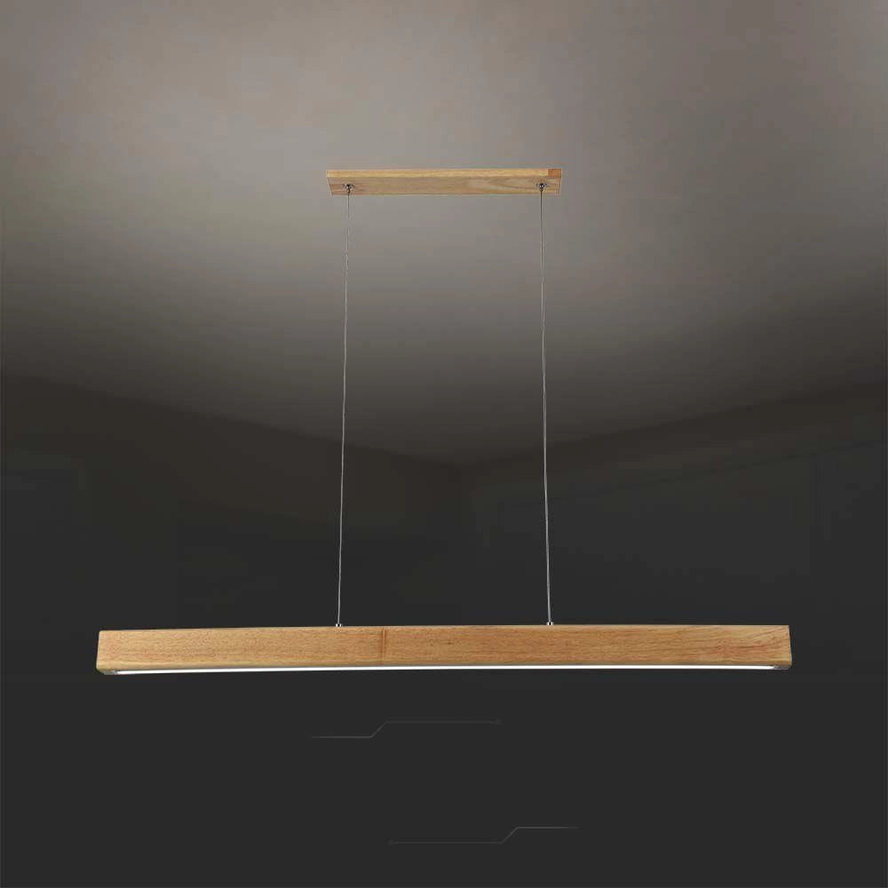 Lampada sospesa LED 80cm legno 4000K V-TAC VT-7582