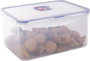 Scatola di Stoccaggio Rettilinea in Plastica Transparente - 248 x 18 x 12 cm - 36 litri Contenitore di Conservazione di Torta