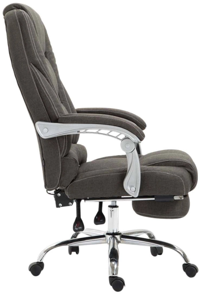 Sedia da ufficio Pacific in tessuto grigio scuro