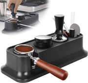 Stazione per Tampare il Caffè con Design 4-in-1 - Ideale per Tamper da 51-58 mm, Antiscivolo e Stabile