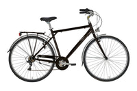 Bicicletta City da Uomo 28" Cambio 6V Shimano Freni V-Brake Roxy Nero