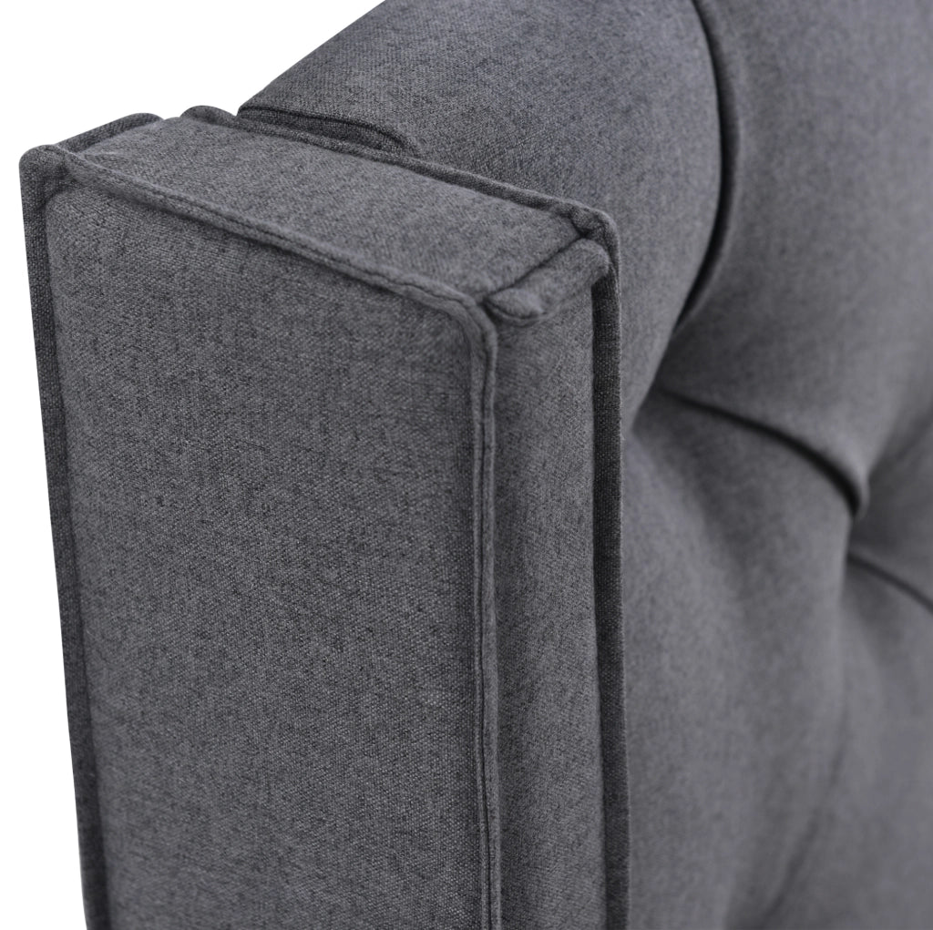 Letto matrimoniale contenitore 140x200 cm con materasso, grigio