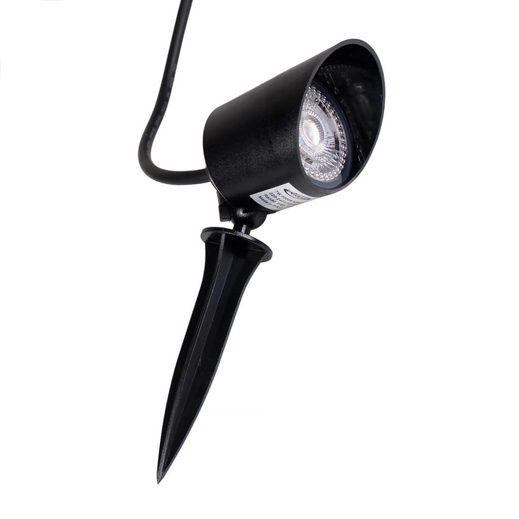 FARETTO LED DA GIARDINO CON PICCHETTO DA TERRA LUCE NATURALE 4000K - ILLUMINAZIONE EFFICIENTE IDEALE PER ESTERNI