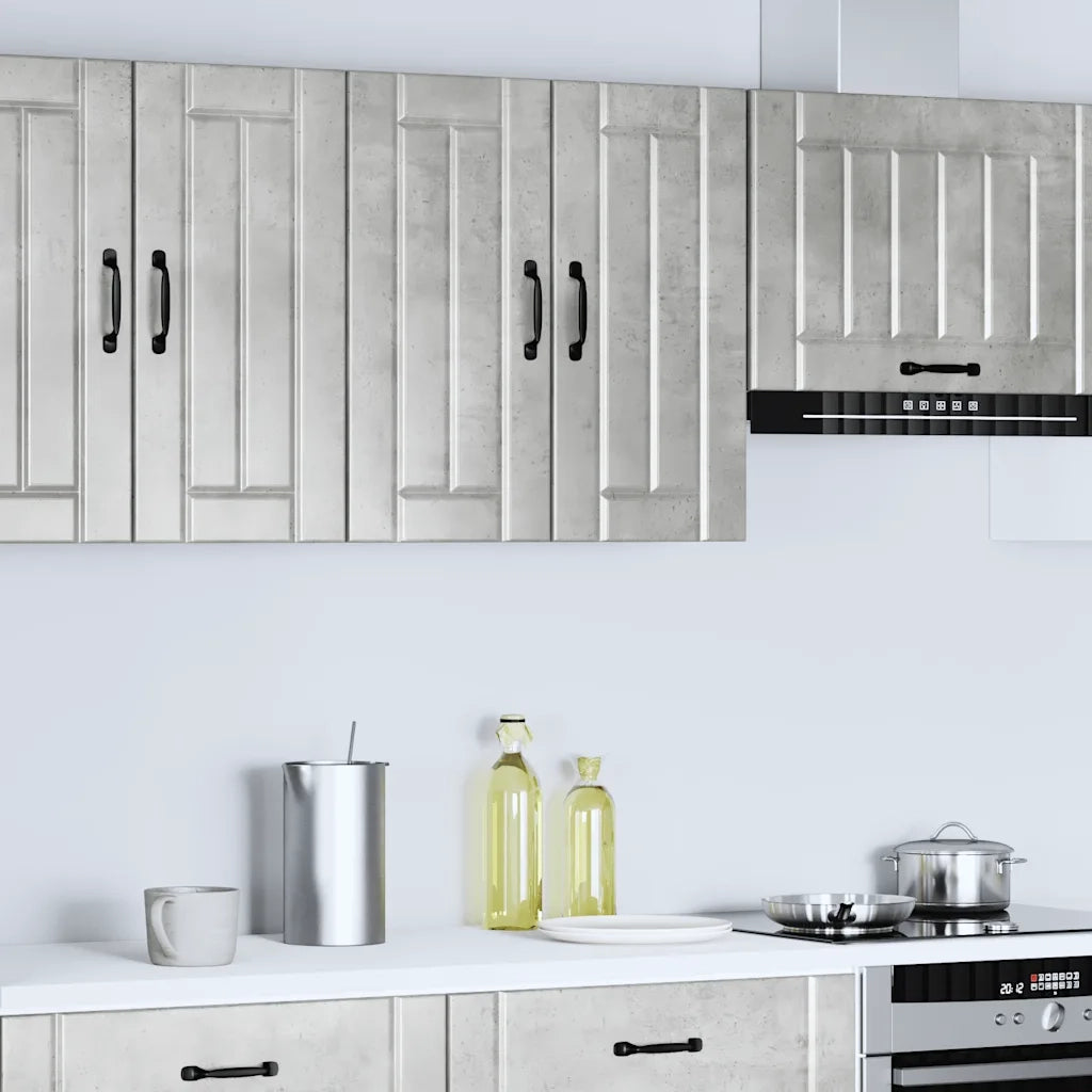 Pensile da Cucina Lucca Grigio Cemento in Legno Multistrato 853821