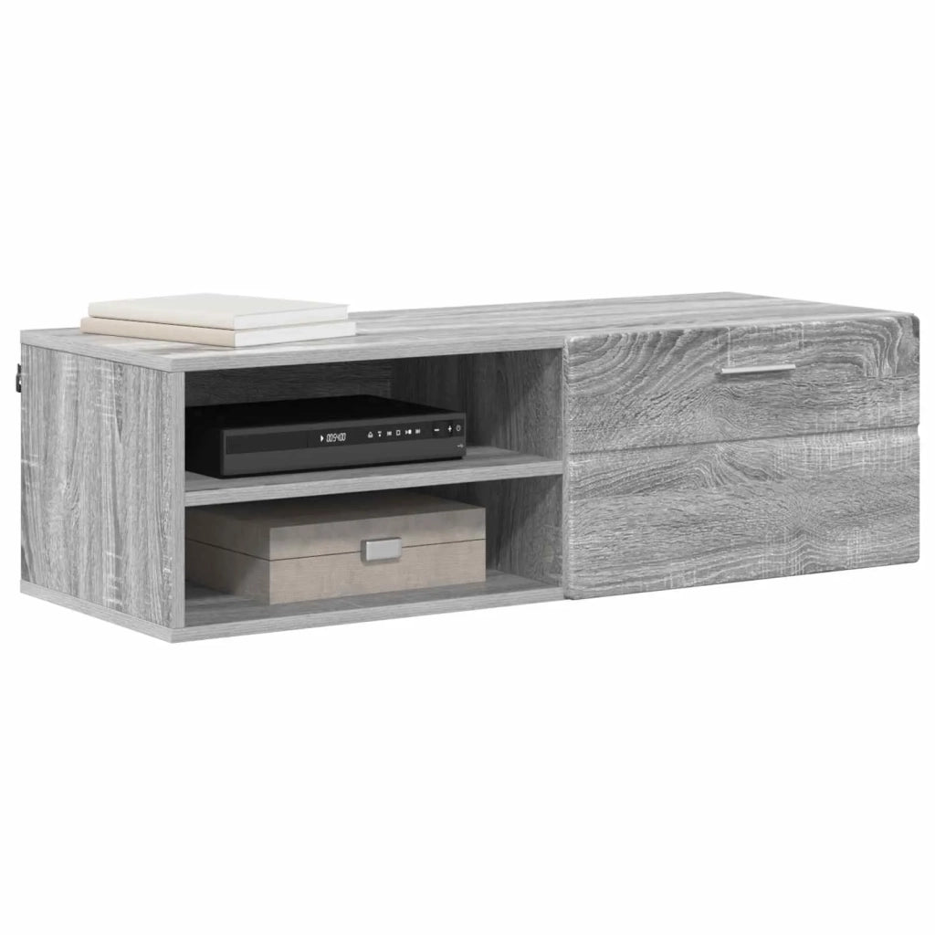 Armadio in Legno con cassetto Grigio Sonoma 100,5 x 39 x 30 cm CFW9620475