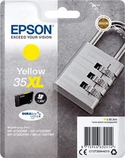 Epson Padlock Singlepack Yellow 35XL DURABrite Ultra Ink