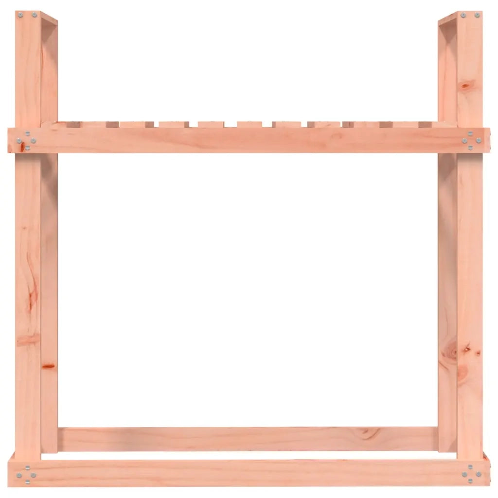 Portalegna-Scaffale per Legna 110x35x108,5 cm in Legno Massello di Douglas