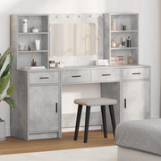 Set di toeletta 3 pezzi  Grigio cemento Legno ingegnerizzato
