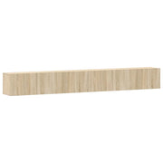 Set di Mobili Porta TV 3 pz | Armadietto TV | Mobile Porta TV Rovere Sonoma in Legno Multistrato