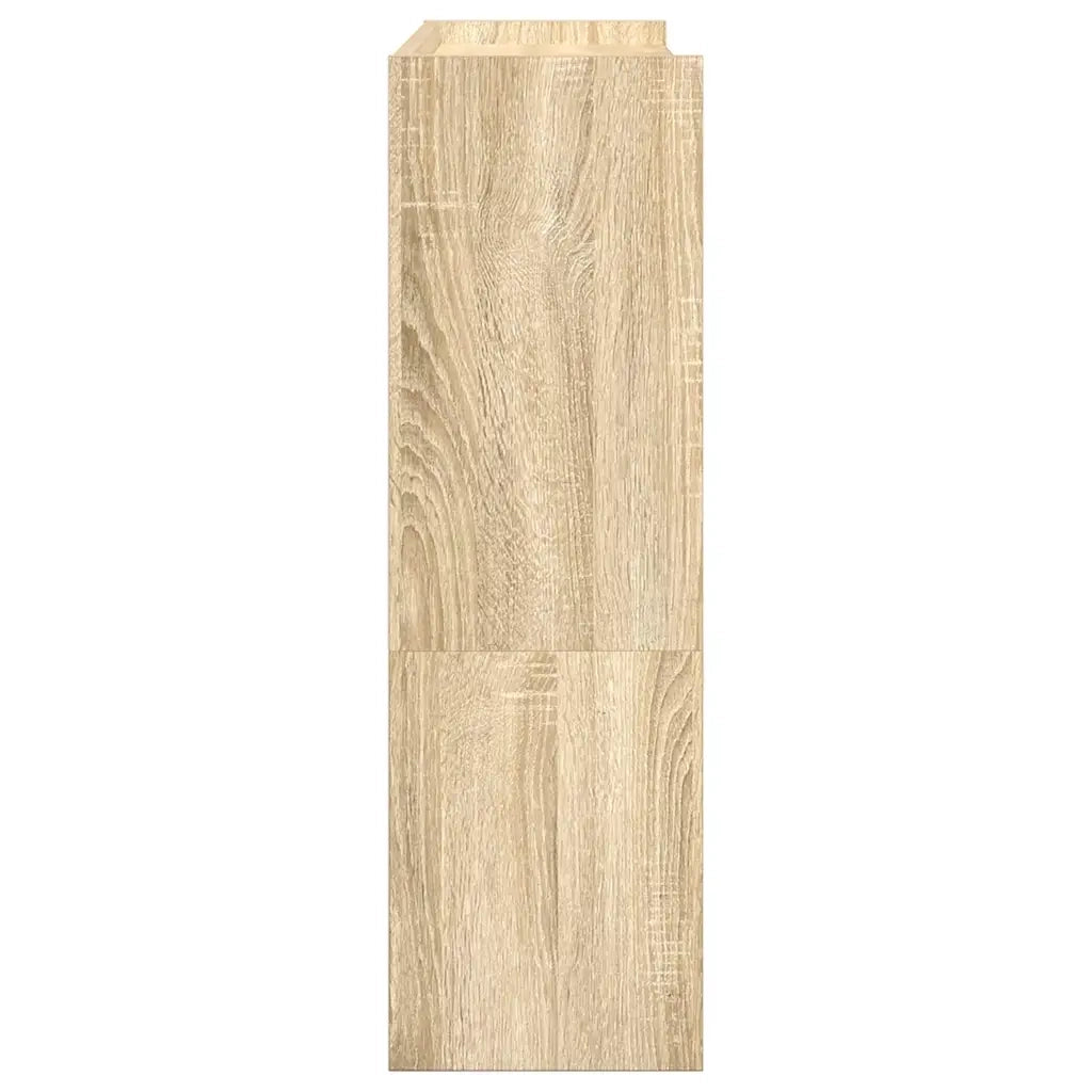 Scarpiera-Scaffale per scarpe Rovere Sonoma 80x25x81 cm in Legno Multistrato